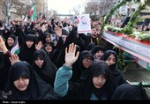 تشییع پیکر شهید «امیرحسین اسدالله‌نیا» - زنجان