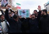 تشییع پیکر شهید «امیرحسین اسدالله‌نیا» - زنجان