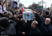 تشییع پیکر شهید «امیرحسین اسدالله‌نیا» - زنجان