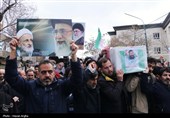 تشییع پیکر شهید «امیرحسین اسدالله‌نیا» - زنجان