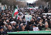 تشییع پیکر شهید «امیرحسین اسدالله‌نیا» - زنجان