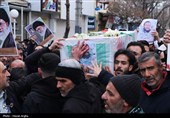 تشییع پیکر شهید «امیرحسین اسدالله‌نیا» - زنجان