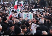 تشییع پیکر شهید «امیرحسین اسدالله‌نیا» - زنجان