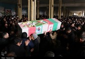 تشییع پیکر شهید «امیرحسین اسدالله‌نیا» - زنجان