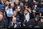 تشییع شهدای حملات آمریکایی صهیونی در تبریز