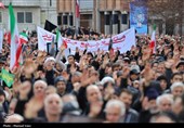 تشییع شهدای حملات آمریکایی صهیونی در تبریز