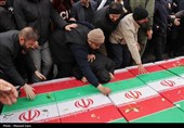 تشییع شهدای حملات آمریکایی صهیونی در تبریز