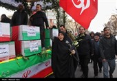 تشییع شهدای حملات آمریکایی صهیونی در تبریز