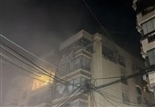 حمله جدید رژیم صهیونیستی به ضاحیه بیروت/ ساختمان المنار هم بمباران شد