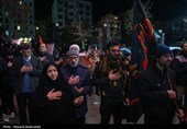 دومین شب تجمع سوگواران رهبر شهید انقلاب در تهران
