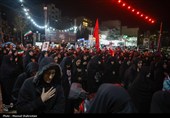 دومین شب تجمع سوگواران رهبر شهید انقلاب در تهران