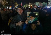 دومین شب تجمع سوگواران رهبر شهید انقلاب در تهران