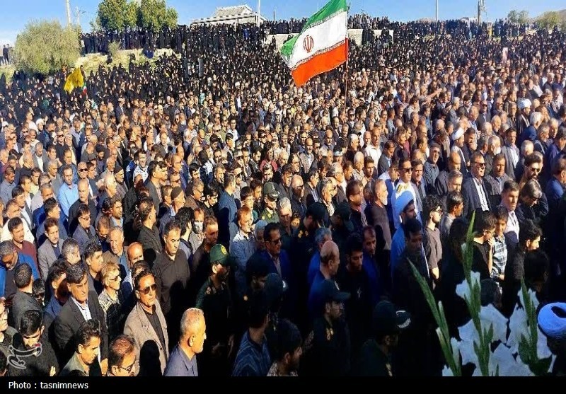 شکوه حضور در بدرقه شهید هوافضا+تصاویر