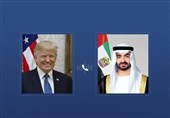 گفت‌وگوی تلفنی رئیس امارات و ترامپ درباره تحولات منطقه