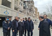 بازدید چمران از نقاط آسیب دیده شمال شرق تهران
