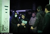 آخرین دیدار خانواده با پیکر پاک سربازشهید والامقام عباس مبینی