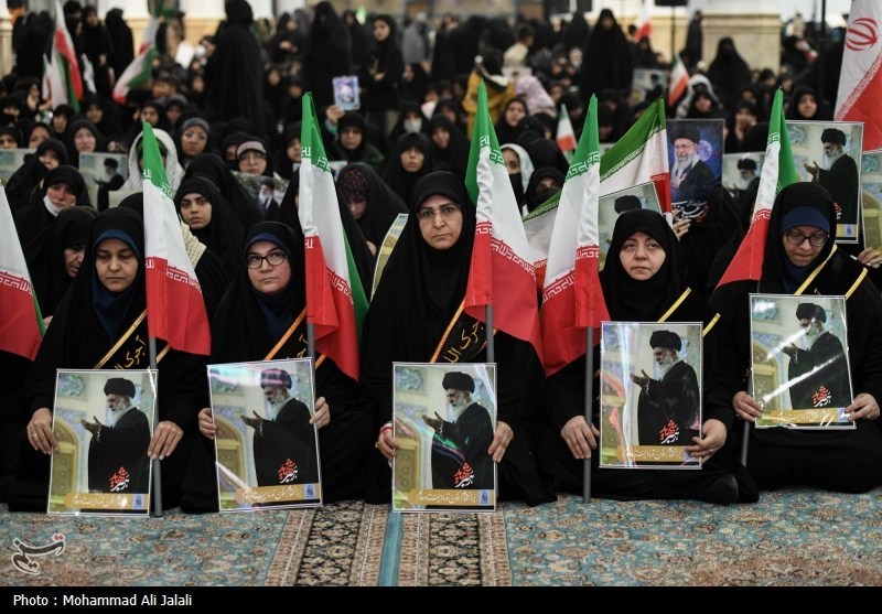 تجمع مردم غیور و ولایتمدار شهرستان قدس در سومین شب عزای قائد امت