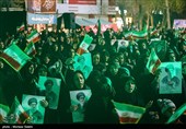 سومین شب اجتماع  مردم مبارکه اصفهان در سوگ رهبر شهید