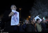 سومین شب اجتماع  مردم مبارکه اصفهان در سوگ رهبر شهید