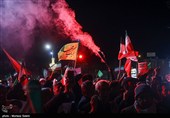 سومین شب اجتماع  مردم مبارکه اصفهان در سوگ رهبر شهید