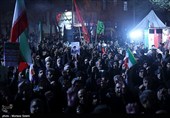 سومین شب اجتماع  مردم مبارکه اصفهان در سوگ رهبر شهید