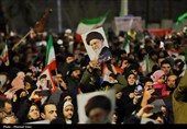 اجتماع شبانه مردم در سوگ رهبر شهید - تبریز