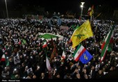اجتماع شبانه مردم در سوگ رهبر شهید - تبریز