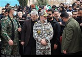 تشییع باشکوه سرباز شهید پدفند هوایی عباس مبینی در اراک