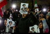 اجتماع مردم در سوگ رهبر شهید - قزوین