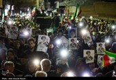 اجتماع مردم در سوگ رهبر شهید - قزوین