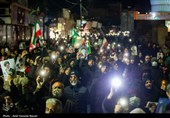 اجتماع مردم در سوگ رهبر شهید - قزوین