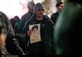 اجتماع مردم در سوگ رهبر شهید - قزوین