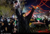 اجتماع مردم در سوگ رهبر شهید - قزوین