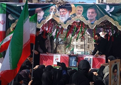 پیکر 5 شهید حملات آمریکایی-صهیونیستی در شهریار آرام گرفت+فیلم