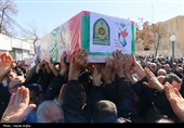 تشییع پیکر شهدای حملات آمریکایی صهیونی در زنجان