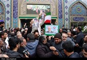 تشییع پیکر شهدای حملات آمریکایی صهیونی در مشهد
