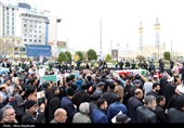 تشییع پیکر شهدای حملات آمریکایی صهیونی در مشهد
