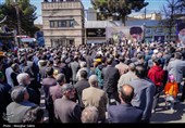 مراسم تشییع و تدفین پیکر شهید مصطفی نکوئی-اسفراین