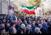 مراسم تشییع و تدفین پیکر شهید مصطفی نکوئی-اسفراین