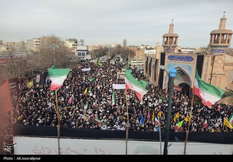 تجدید بیعت حماسی مردم اردبیل با انقلاب، امامین و شهدا
