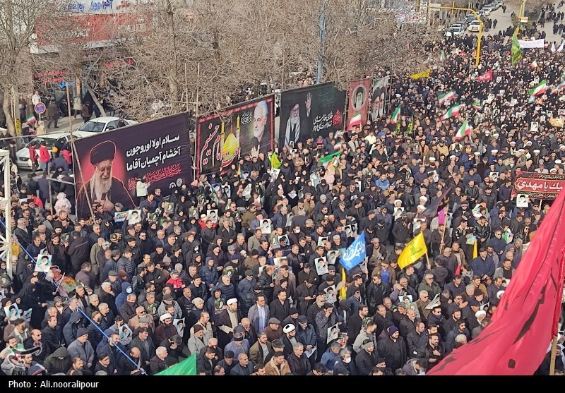 تجدید بیعت حماسی مردم اردبیل با انقلاب، امامین و شهدا