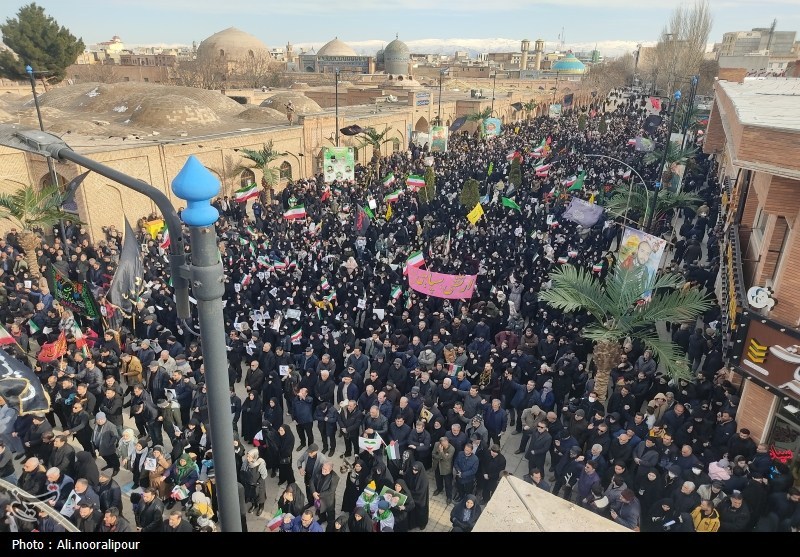 تجدید بیعت حماسی مردم اردبیل با انقلاب، امامین و شهدا