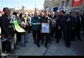 تشییع پیکر شهدای حملات آمریکایی صهیونی در همدان