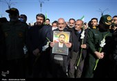 تشییع پیکر شهدای حملات آمریکایی صهیونی در همدان