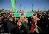 تشییع پیکر شهدای حملات آمریکایی صهیونی در همدان