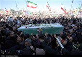 تشییع پیکر شهدای حملات آمریکایی صهیونی در همدان