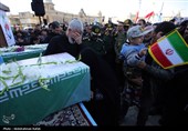 تشییع پیکر شهدای حملات آمریکایی صهیونی در همدان