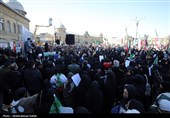 تشییع پیکر شهدای حملات آمریکایی صهیونی در همدان