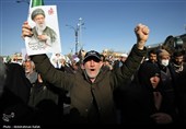 تشییع پیکر شهدای حملات آمریکایی صهیونی در همدان