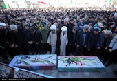 تشییع پیکر شهدای حملات آمریکایی صهیونی در همدان